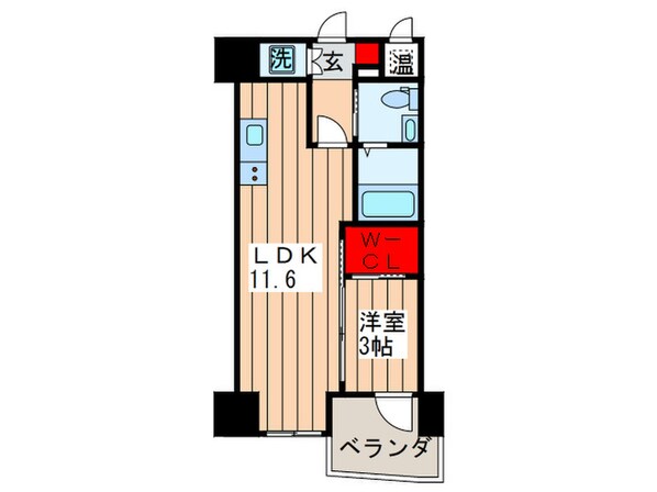 セレニテ本町グランデの物件間取画像